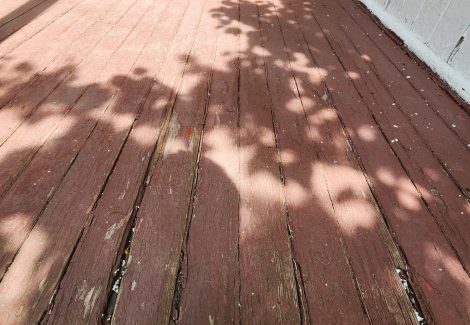 Before Wood Step Painting