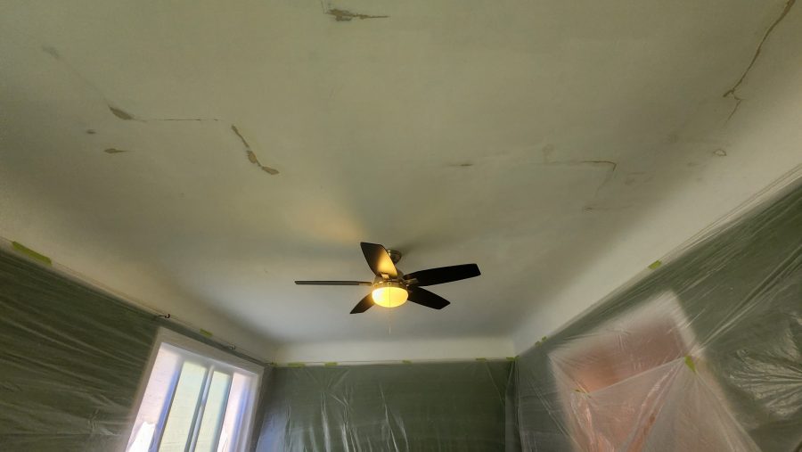before bedroom ceiling repair and painting Preview Image 2