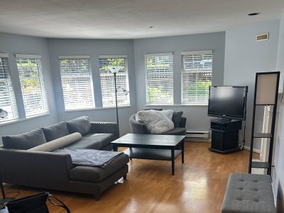 Kitsilano, BC Interior Light Blue House Painting