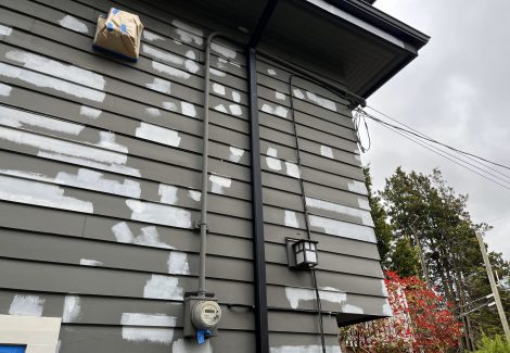 During Professional Exterior Painting in Kerrisdale, BC