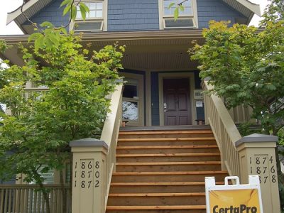 Exterior house painting in Kitsilano by CertaPro Painters of Vancouver