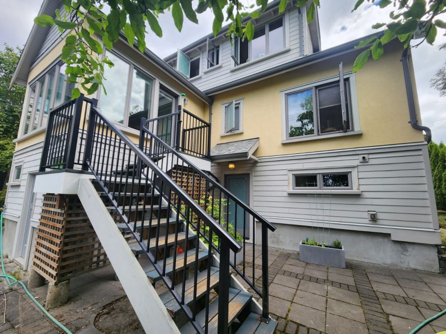 Before Professional Exterior Stair Painting Preview Image 1