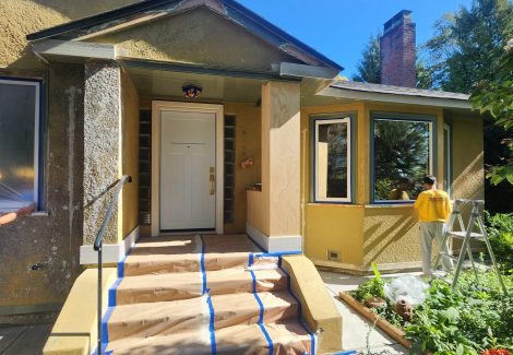 Front of Home Before Exterior Painting