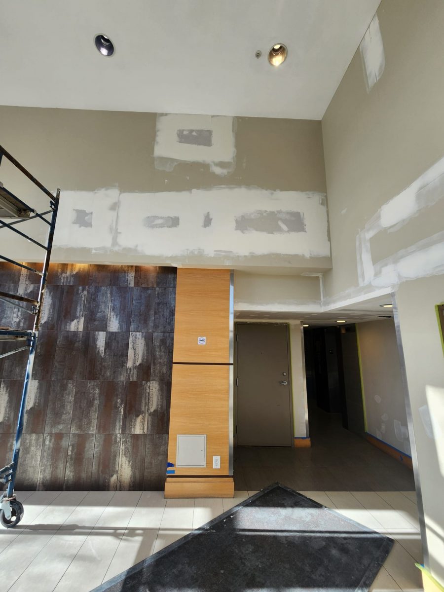 During Commercial Drywall Repair and Painting Preview Image 6