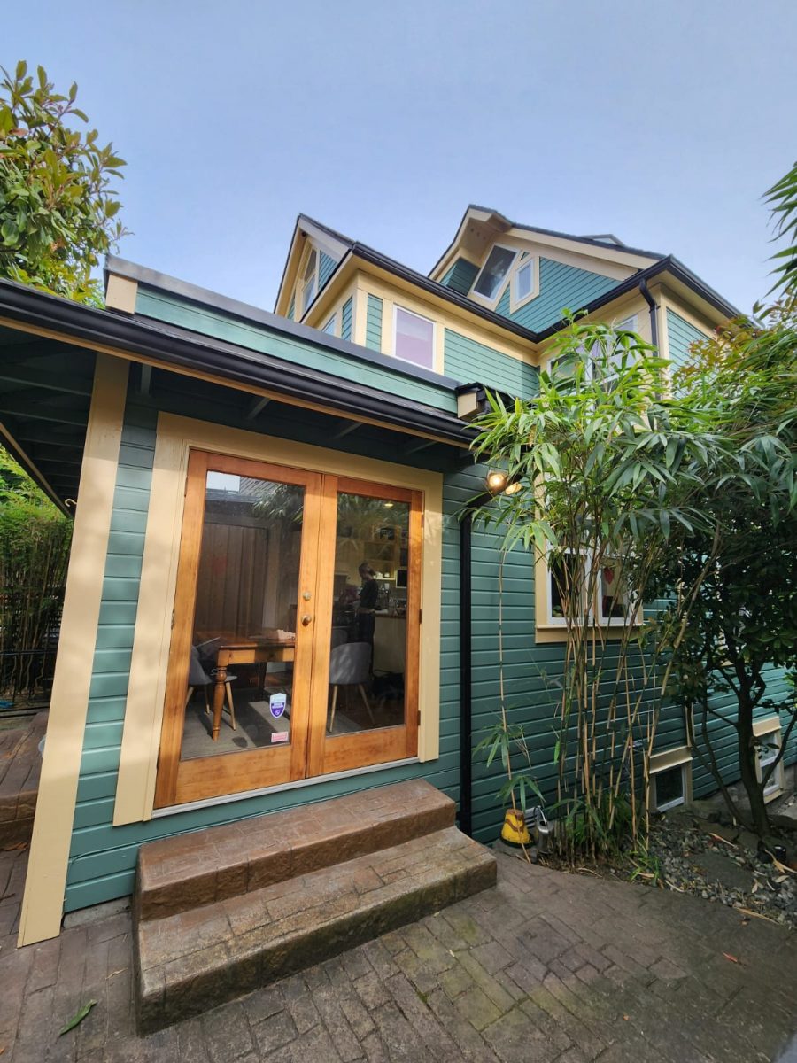 exterior painting after blue painting Preview Image 3