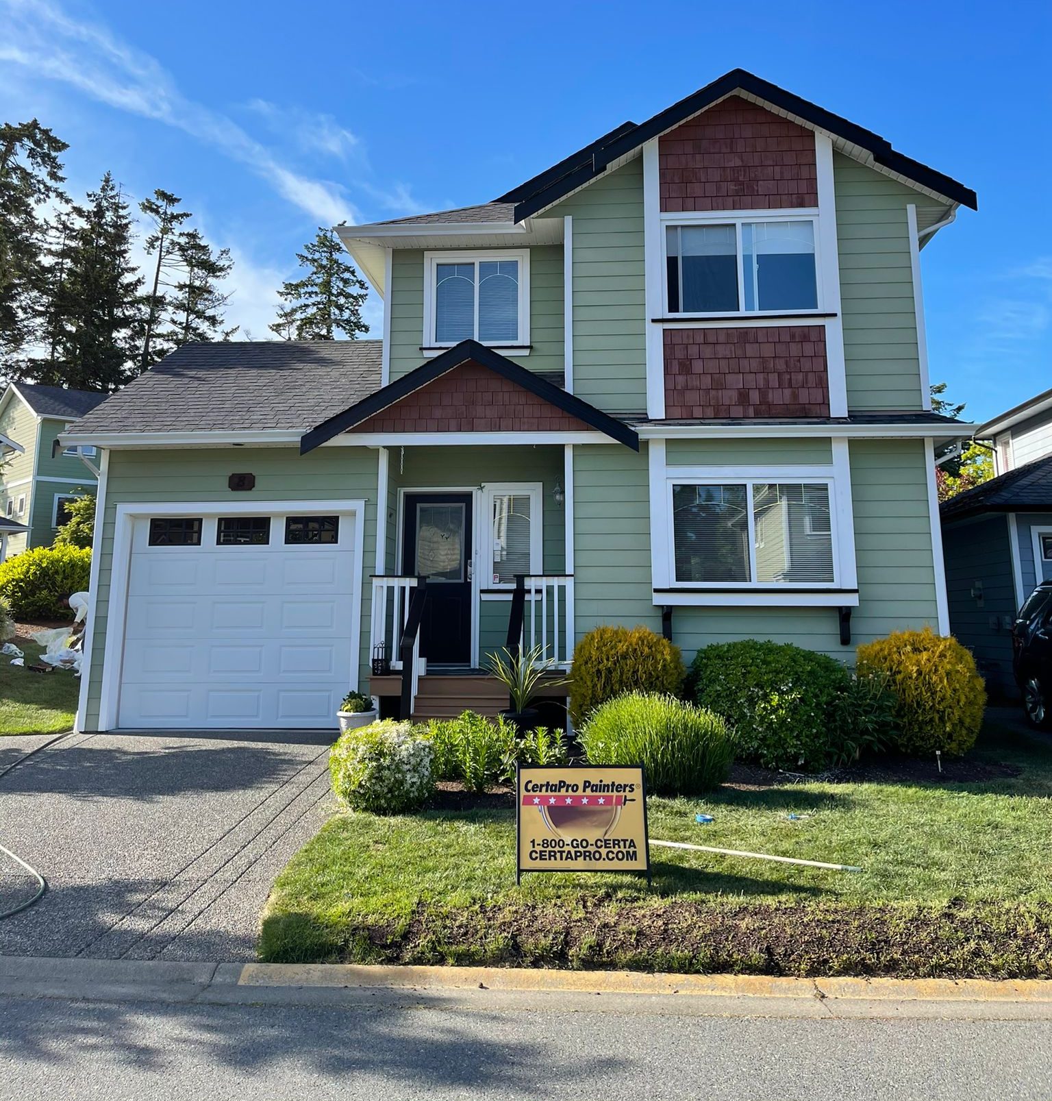 Victoria, BC – Exterior House Painting After