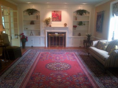 living room after interior painting