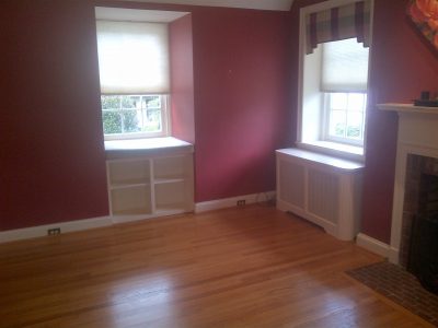 open room after interior painting