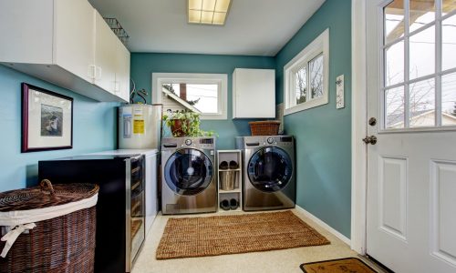 Interior Laundry Room Painting
