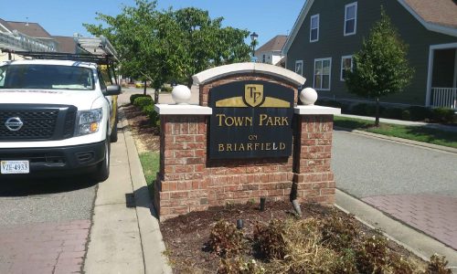 Hampton - Town Park Sign