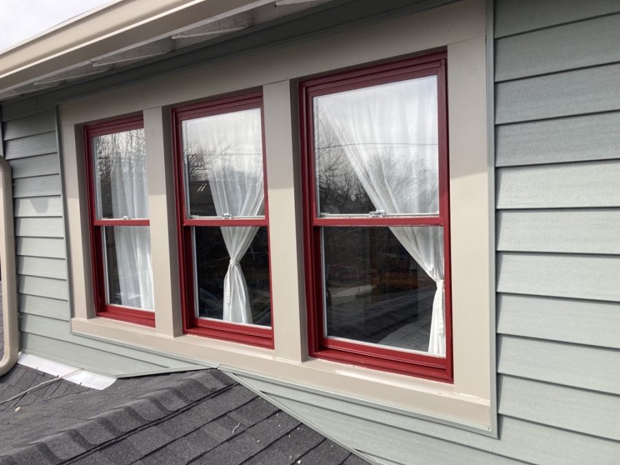 red window trim painted Preview Image 3