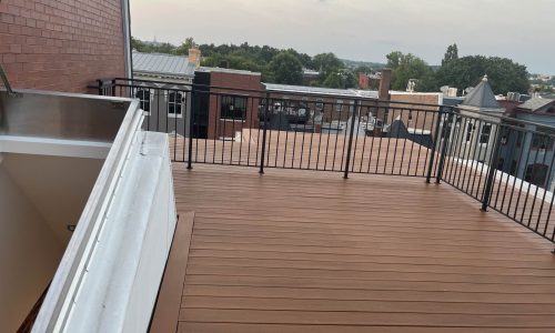 Top Deck Staining Project