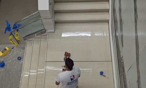 Epoxy Application on Staircase