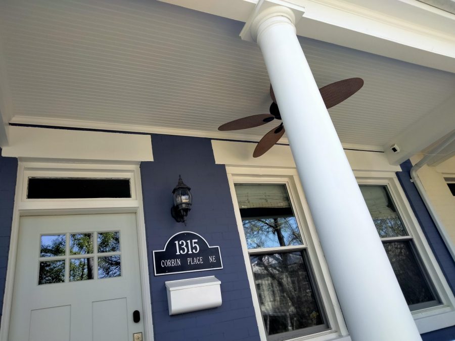 Painted Ceiling and Column Structure with white paint Preview Image 1