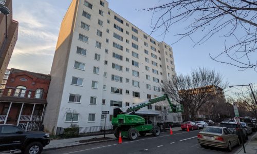 Removed Peeled Paint, Spot Primed, and Repainted- After