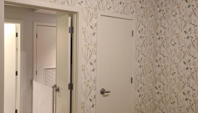 Nursery Room Wallpaper Installation