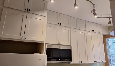 white kitchen cabinets
