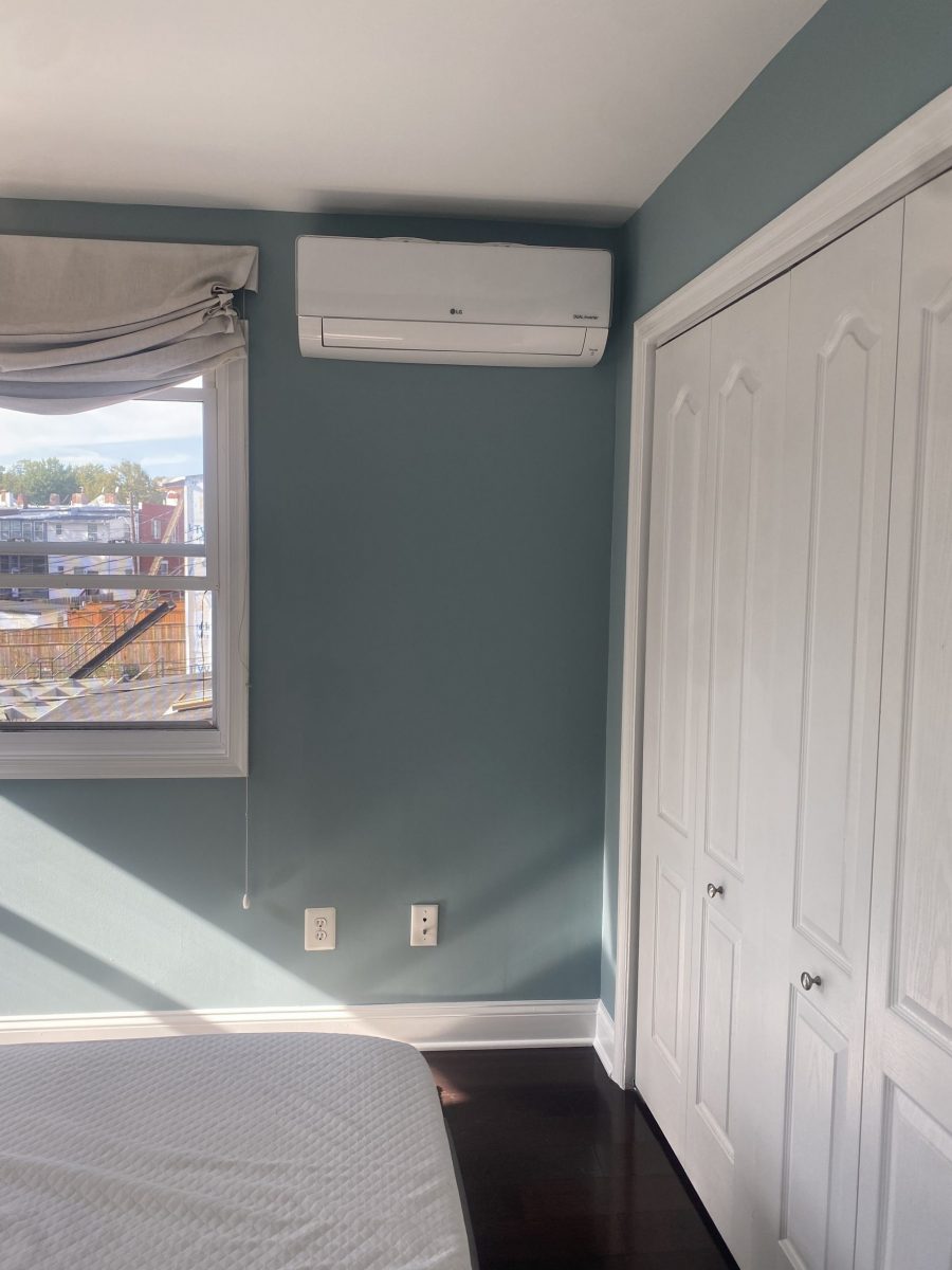 light blue painted room interior Preview Image 1