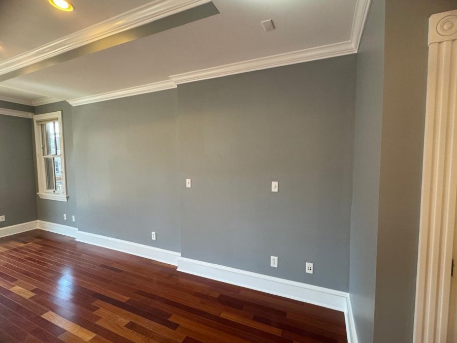 painted wall with floor trim and wood floor Preview Image 2