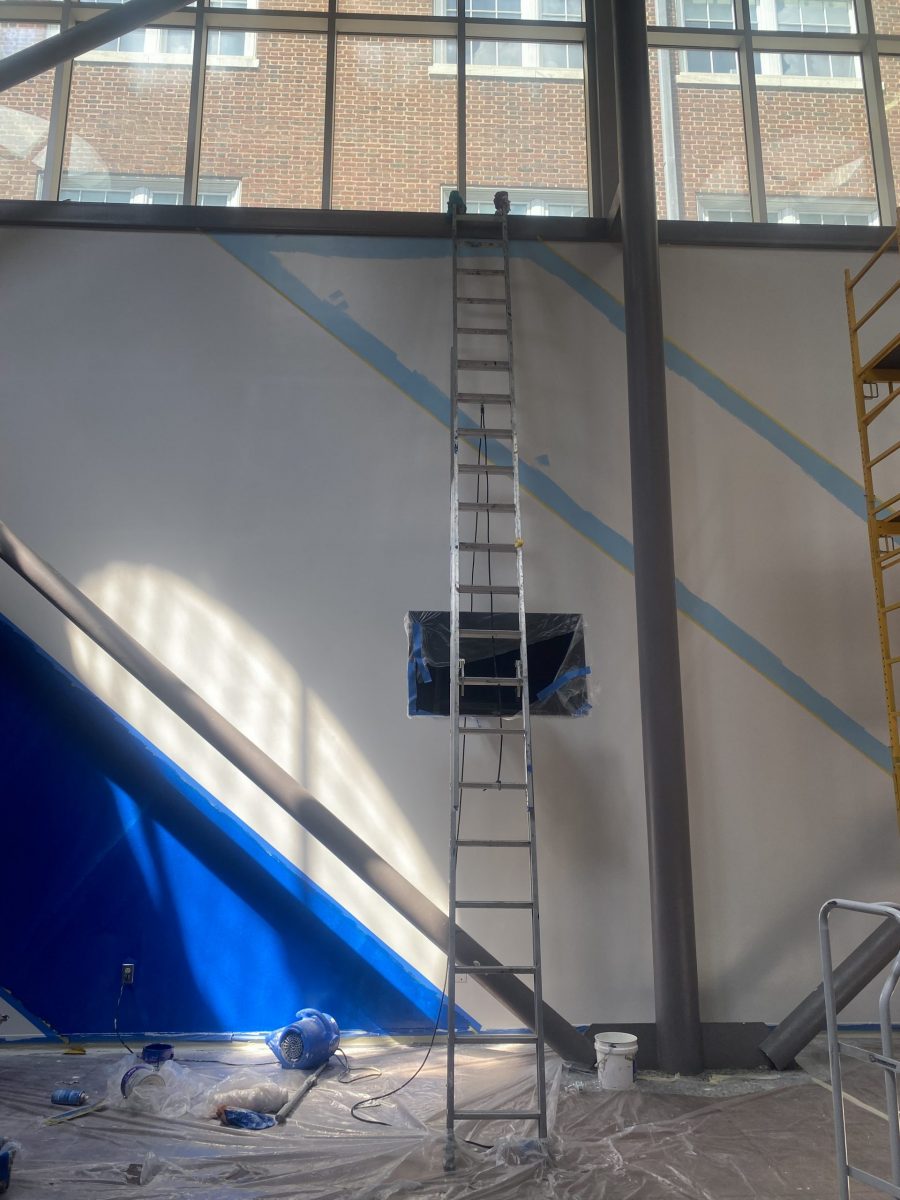 ladder against wall for commercial interior painting Preview Image 8