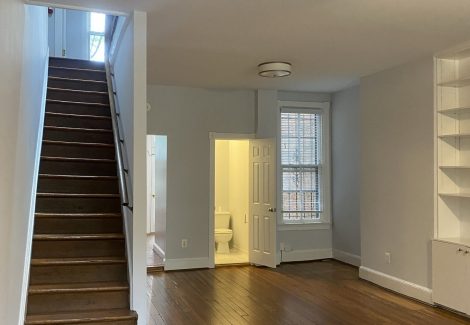 house main room with staircase
