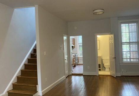 house main room with staircase