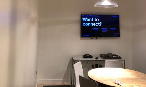 Painted Conference Room