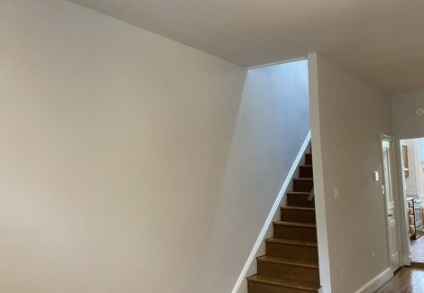 house main room with staircase