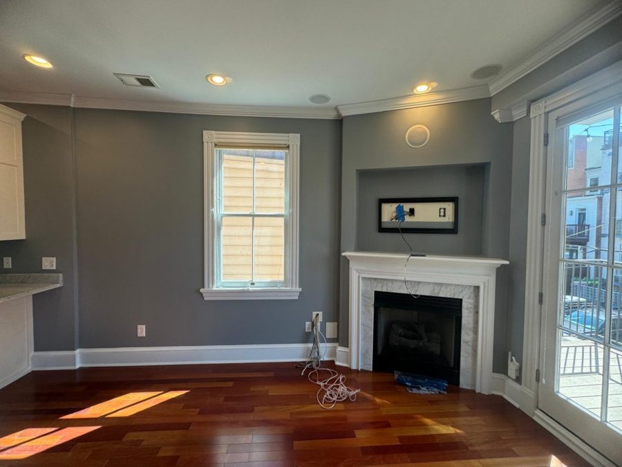 empty room in home with fireplace Preview Image 1