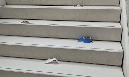 Sanding Stairs for Smooth Finish