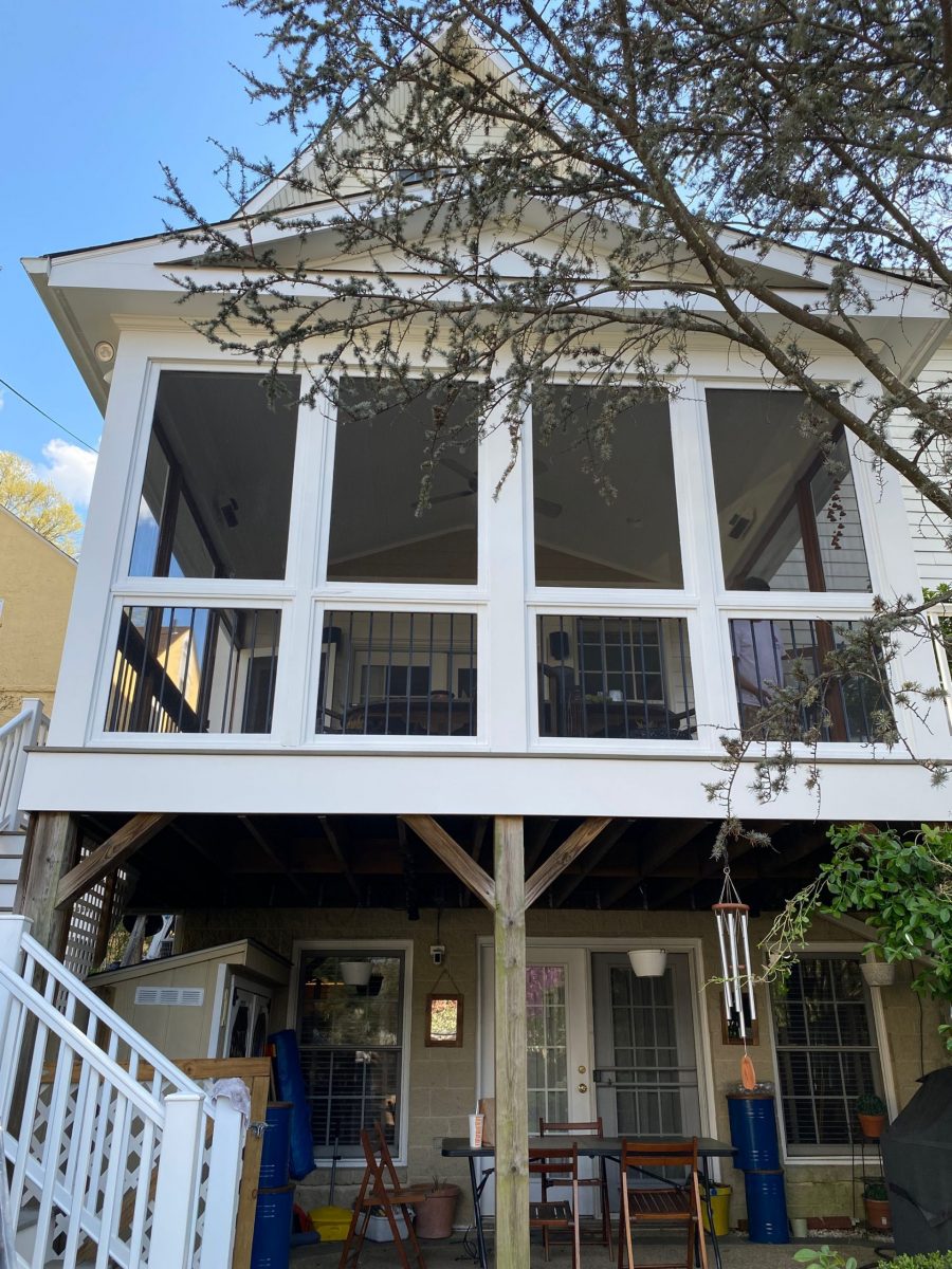 Balcony Refresh with white paint