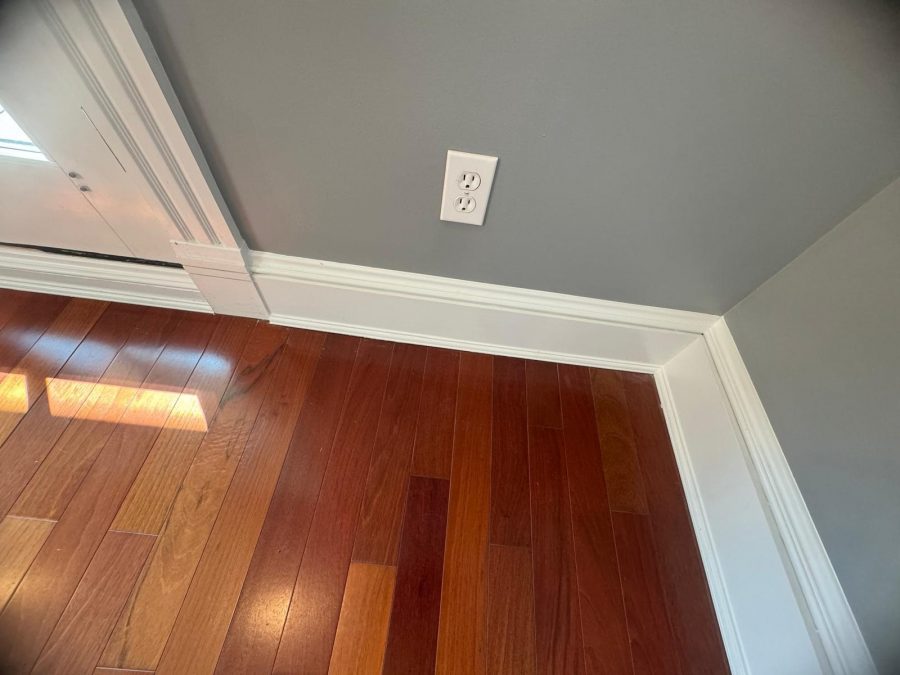 wooden floor and corner of wall with trim Preview Image 3