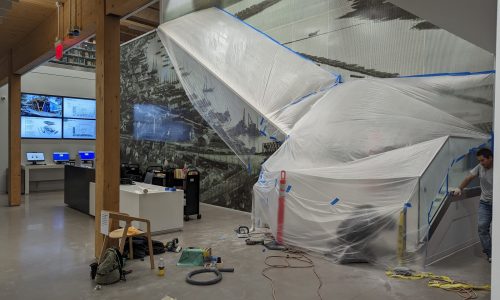 Staircases w/ Protective Covering