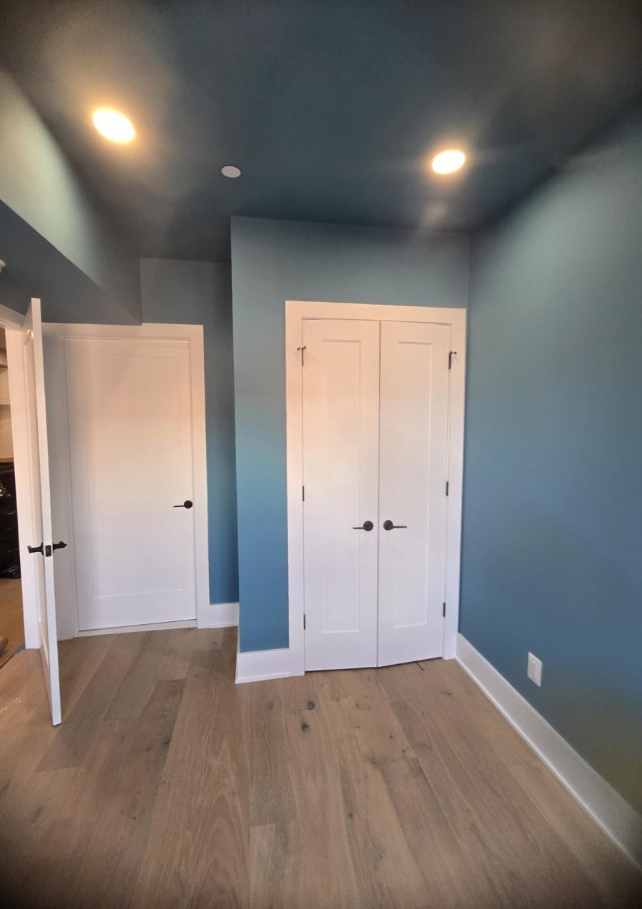 blue painted room in house Preview Image 1