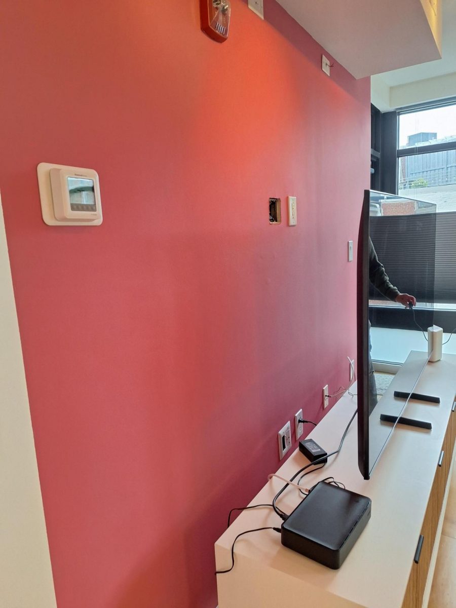 home with coral accent wall Preview Image 1