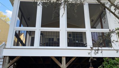 Balcony Refresh with white paint