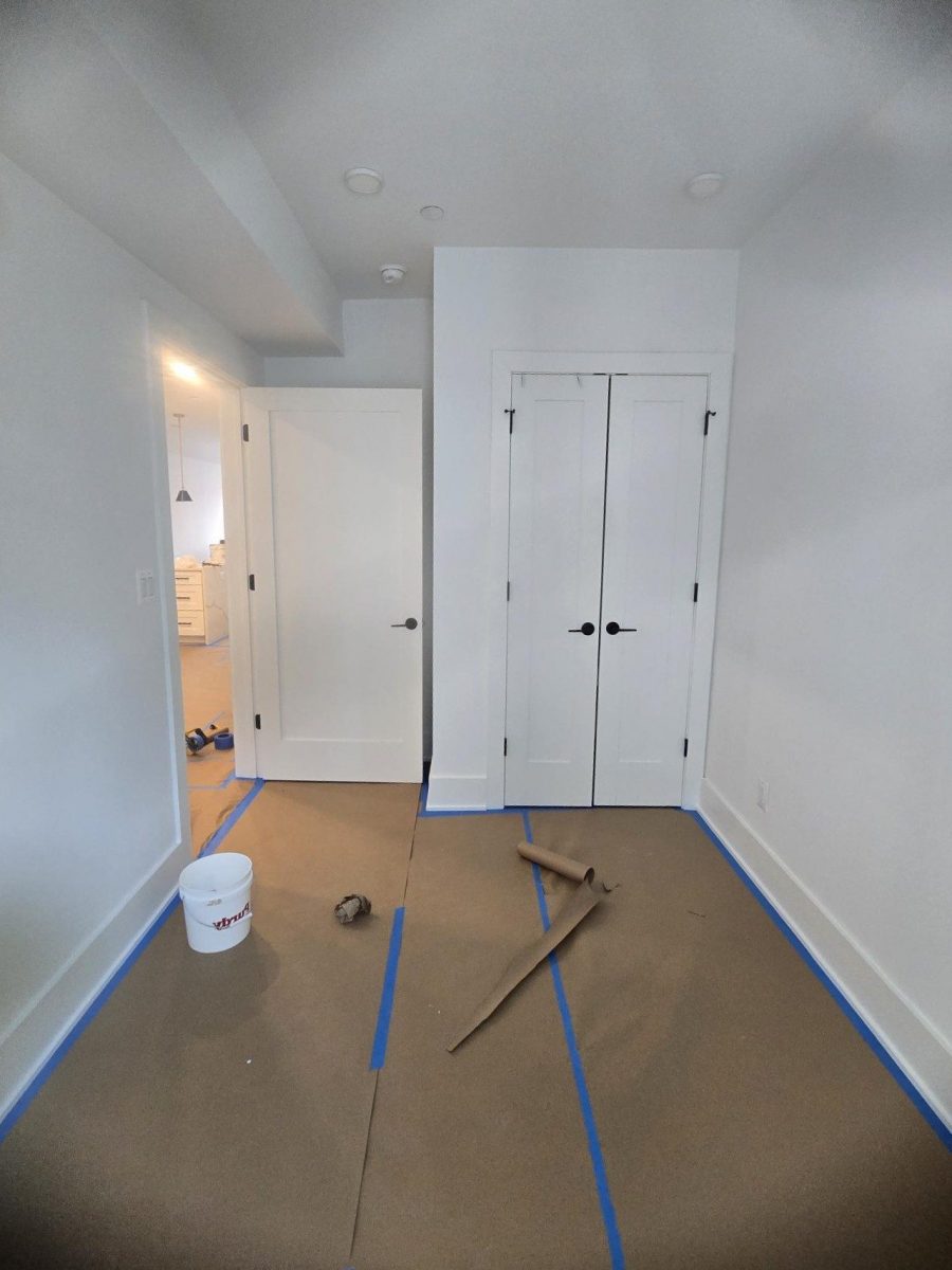 white room prepped for painting Preview Image 2