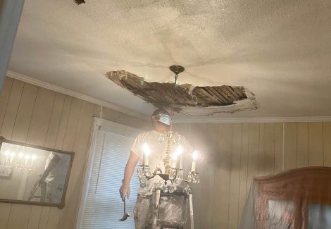 Another View of Removing Drywall