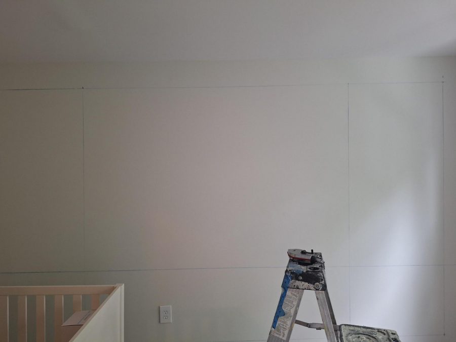 wall with drawn lines for trim project Preview Image 4