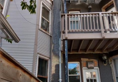 Row home in progress