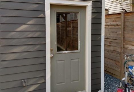 Refinished doors and trim