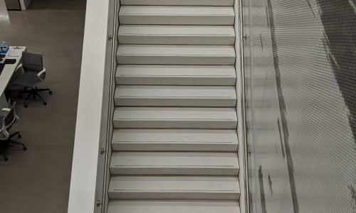 Staircase After Concrete Grinding