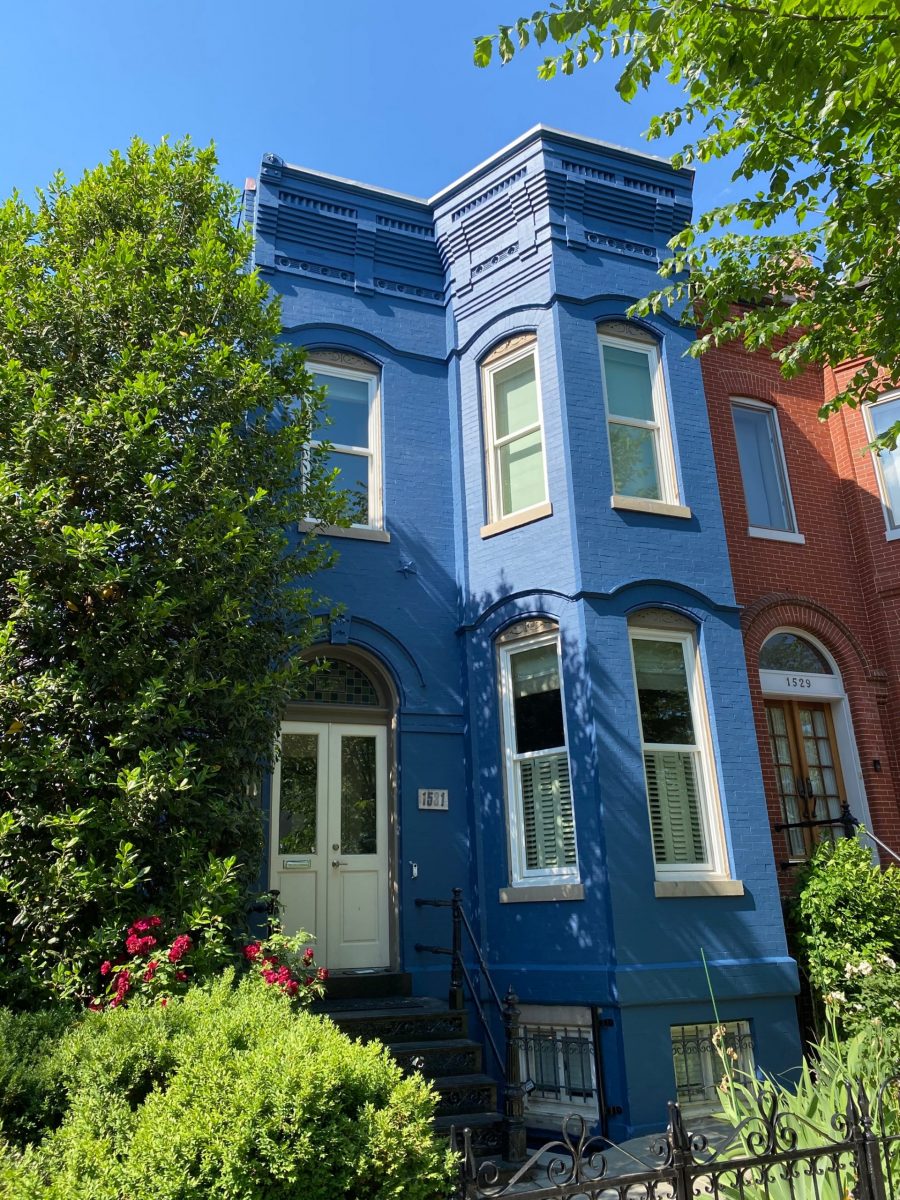 blue row home