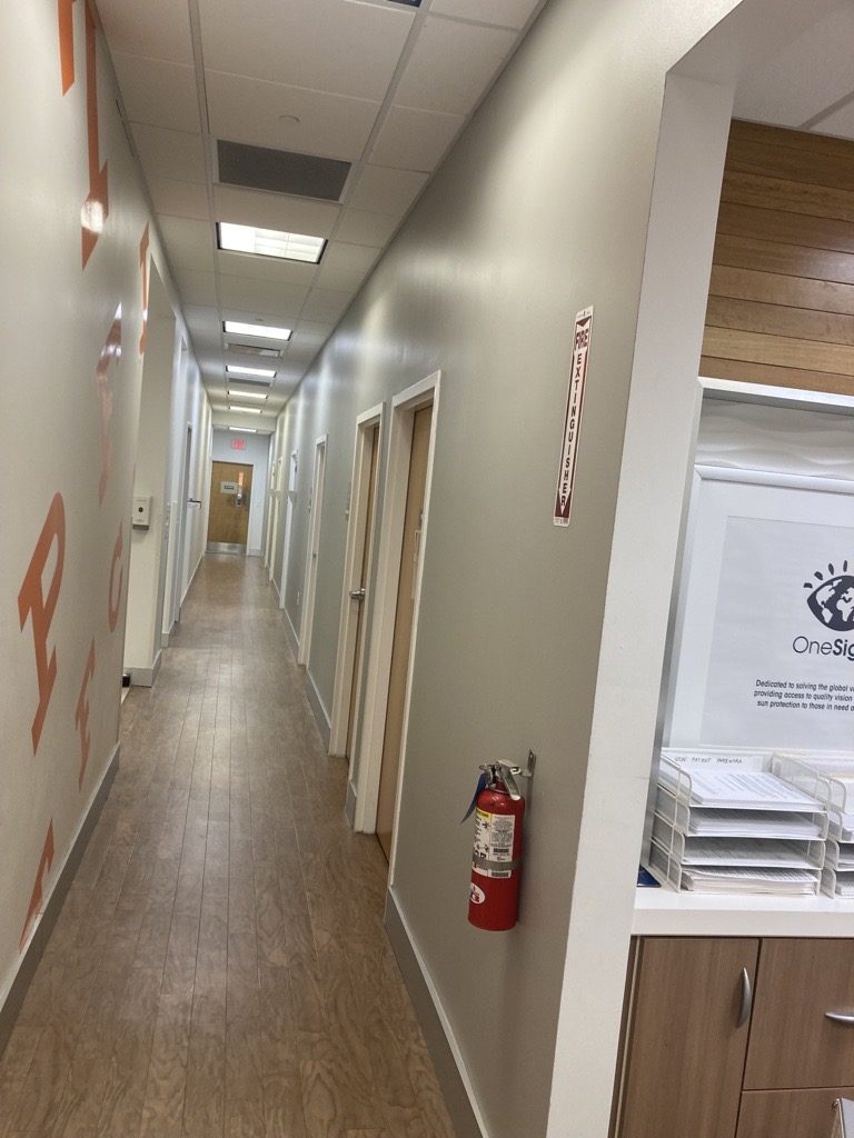 Repainted hallway with a fun accent wall Preview Image 2