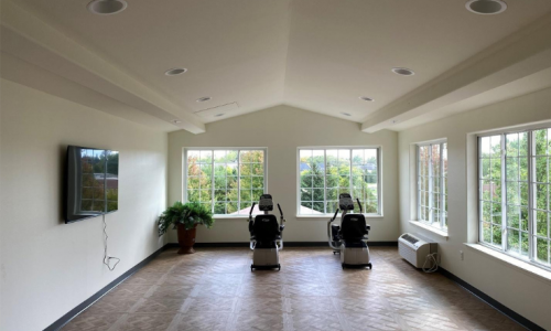 Workout Room Interior Painting