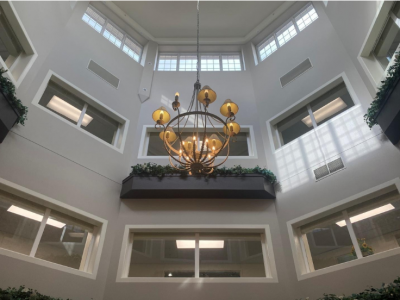 Guelph Lake Commons Retirement Living interior painting for commercial space in Waterloo, ON.