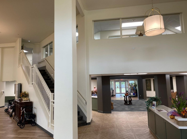 Retirement living foyer repaint in Waterloo, ON. Preview Image 5
