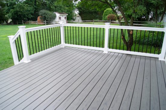 newly painted deck in waukesha county