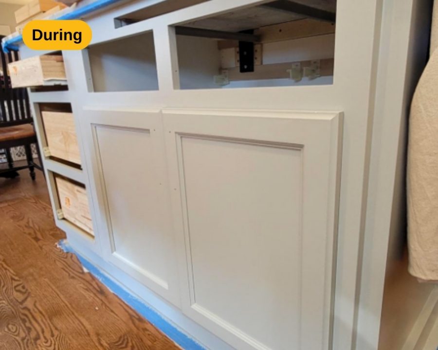 Cabinet Repainting Project During Preview Image 4
