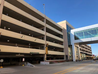 parking garage exterior painting
